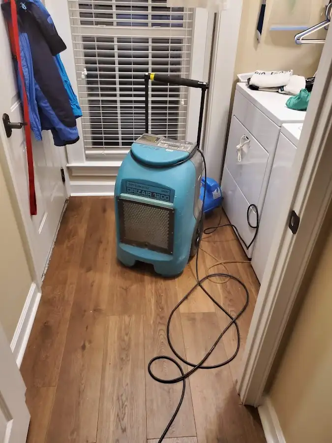 Commercial dehumidifier deployed for Flood Damage Cleanup in Satsuma